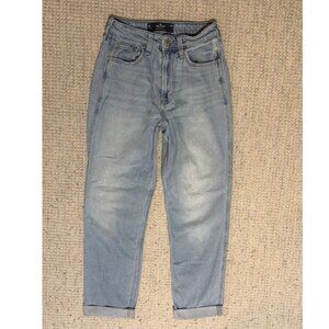 Hollister Jeans Ultra High-Rise Mom Jean Stretch Women's Size 0 Reg Waist 25R